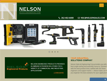 Tablet Screenshot of nelsonsales.com